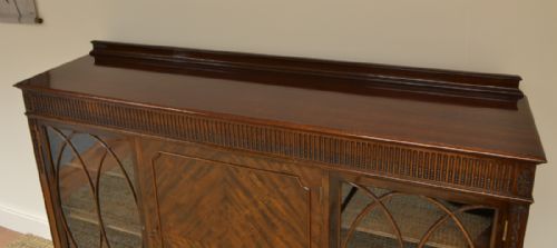 fig 1. High Quality Edwardian Figured Mahogany Antique Display Cabinet