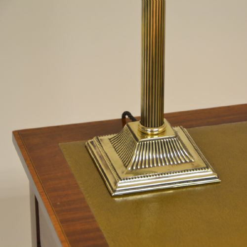 fig 1. Super Antique Edwardian Brass Lamp Base