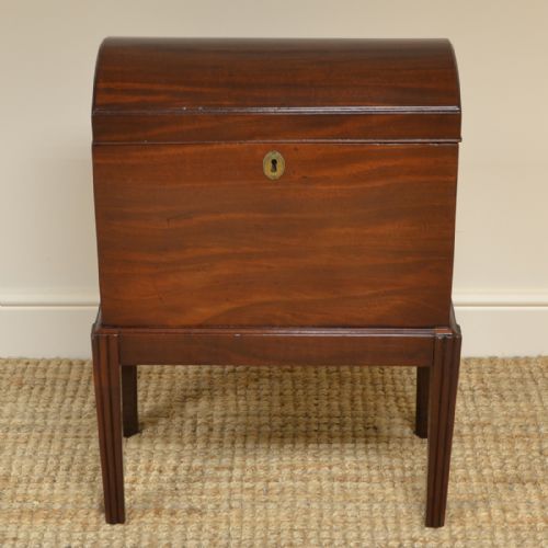 Spectacular Georgian Mahogany Dome Topped Antique Cellaret