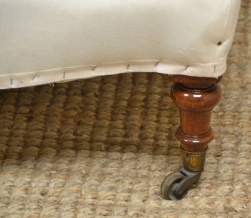 fig 3. Victorian Walnut Howard Design Antique Arm Chair