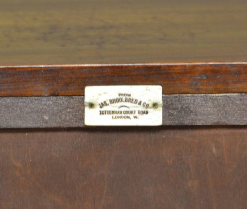 fig 1. High Quality Shoolbred Walnut Antique Wellington Chest