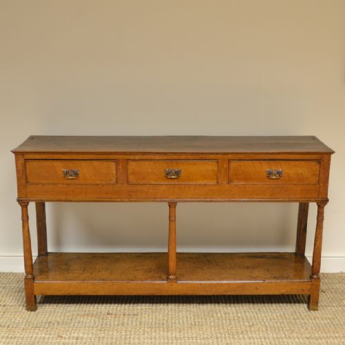 Georgian Period Oak Antique Country Dresser Base