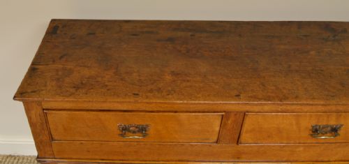 fig 2. Georgian Period Oak Antique Country Dresser Base