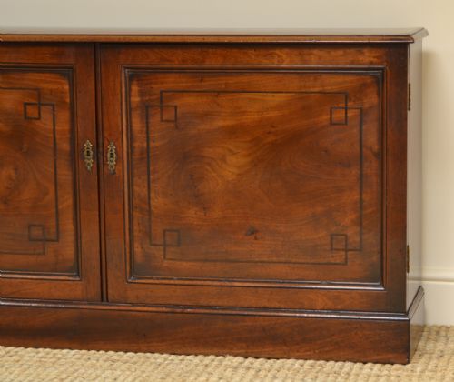 fig 2. Slim Low Regency Mahogany Antique Cupboard