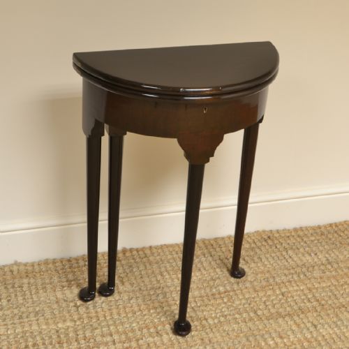 fig 2. Small Edwardian Walnut Antique Tea Table