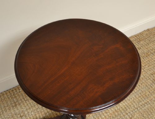 fig 1. High Quality Barley Twist Victorian Mahogany Antique Occasional Table