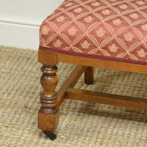 fig 3. Quality Set of Six Victorian Oak Antique Dining Chairs