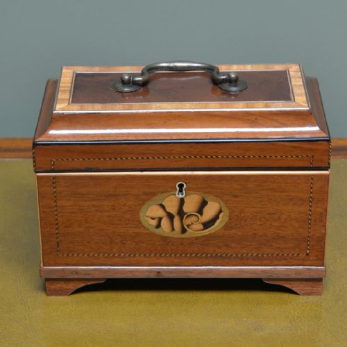 Fine Quality Georgian Mahogany Inlaid Box