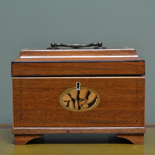 fig 2. Fine Quality Georgian Mahogany Inlaid Box