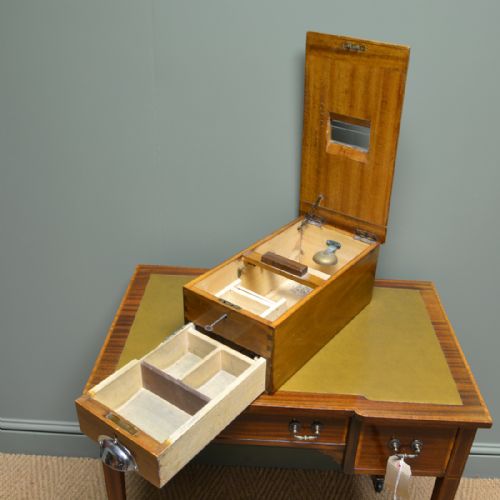 fig 2. Victorian Walnut Antique Till