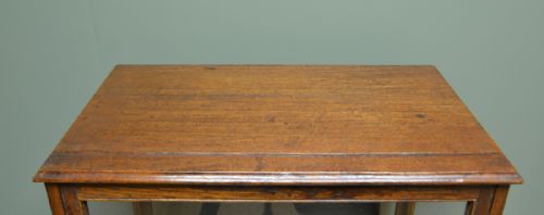 fig 1. Rare Oak Victorian Display Case