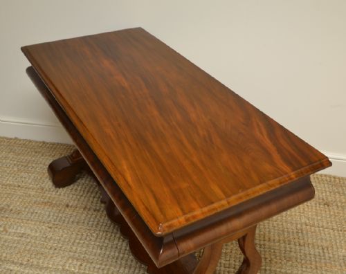 fig 2. Outstanding Victorian Mahogany Antique Console Table