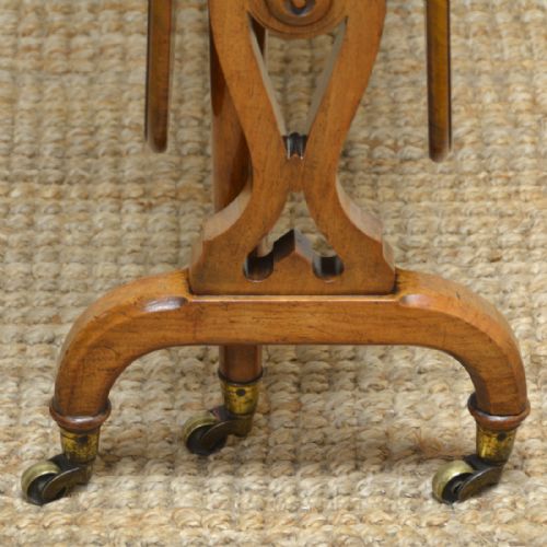 fig 2. Beautiful Victorian Golden Satin Walnut Antique Sutherland Table