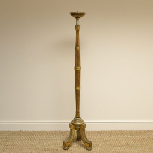 Decorative Victorian Gilt & Painted Antique Jardinière