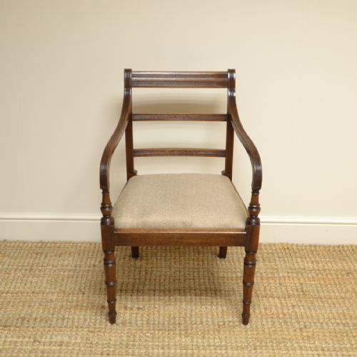 Georgian Mahogany Antique Desk Chair
