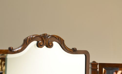 fig 2. Stunning Waring & Gillow Kidney Shaped Antique Dressing Table