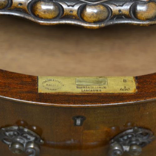 fig 1. Stunning Waring & Gillow Kidney Shaped Antique Writing Table