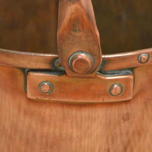 fig 2. Spectacular 19th Century Victorian Arts & Crafts Antique Copper Coal Bucket
