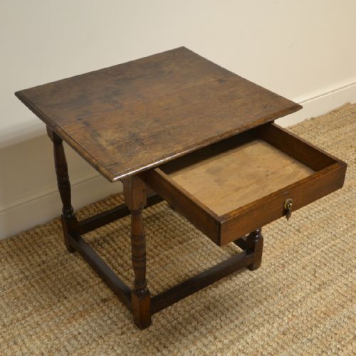 fig 3. Period Oak Georgian Country Antique Low Boy