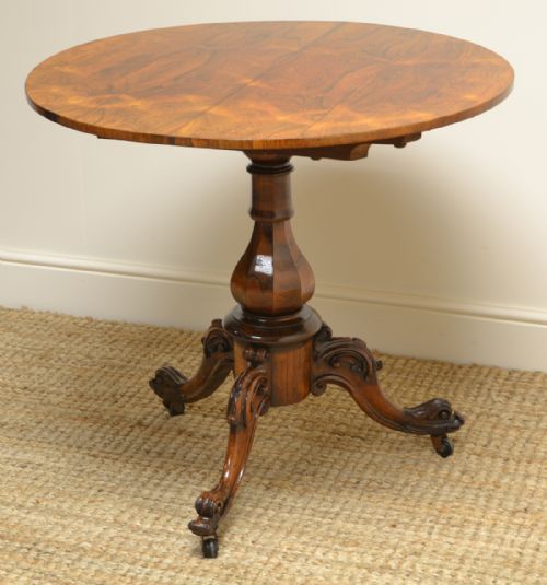 fig 2. Spectacular Victorian Rosewood Antique Circular Table