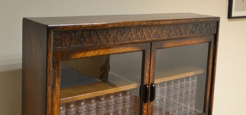 fig 3. Small ‘Gunn’ Oak Antique Stacking Bookcase