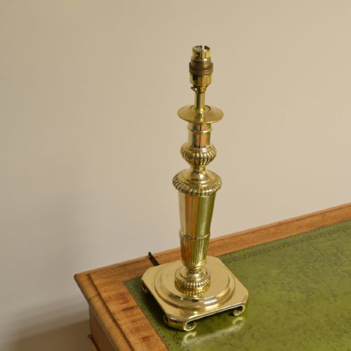 fig 2. Vintage Brass Lamp Base