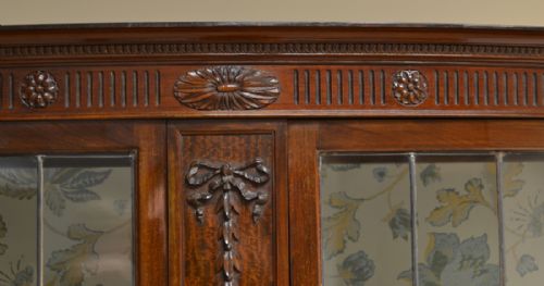 fig 2. Edwardian Walnut Decorative Antique Display Cabinet