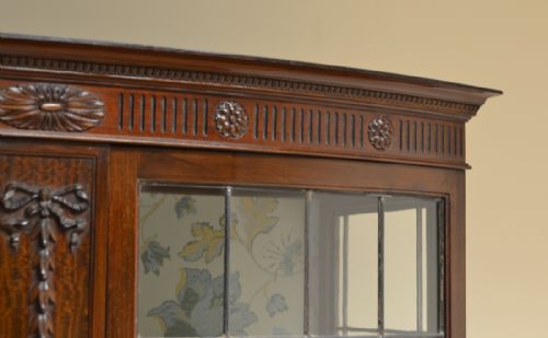 fig 3. Edwardian Walnut Decorative Antique Display Cabinet