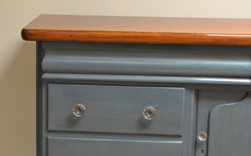fig 2. Stunning Large Painted Victorian Antique Dresser Base