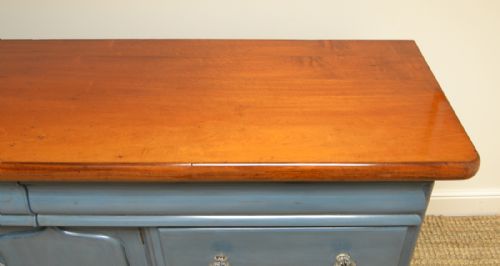 fig 3. Stunning Large Painted Victorian Antique Dresser Base