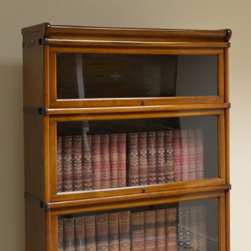 fig 3. Edwardian Mahogany Globe Wernicke Antique Stacking Bookcase