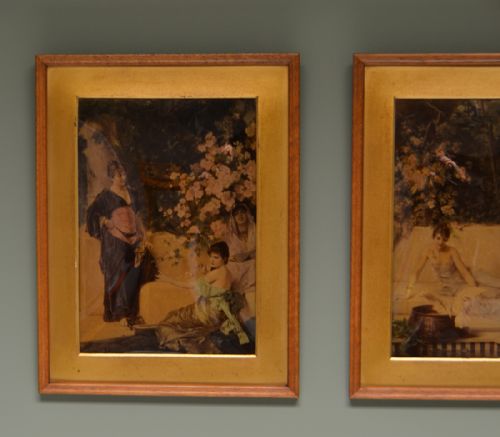 fig 2. Pair of Beautiful Victorian Antique Crystoleums