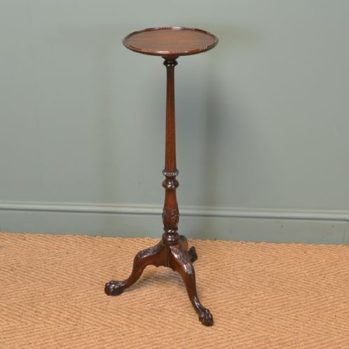 Elegant Edwardian Mahogany Antique Jardiniere