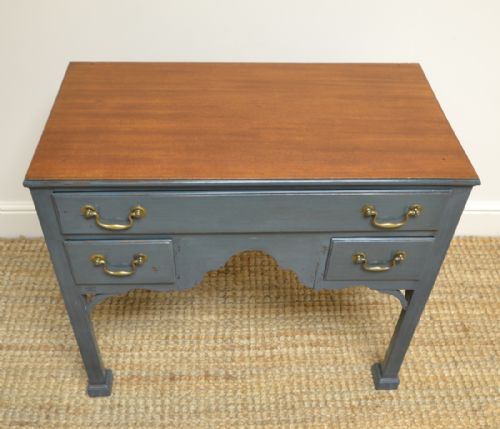 fig 2. Quality Victorian Antique Painted Mahogany Low Boy