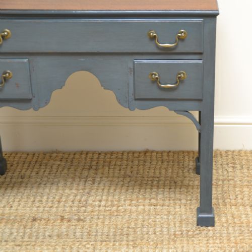 fig 3. Quality Victorian Antique Painted Mahogany Low Boy