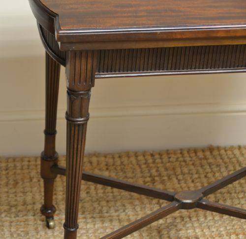 fig 2. Quality Walnut Edwardian Antique Card Table