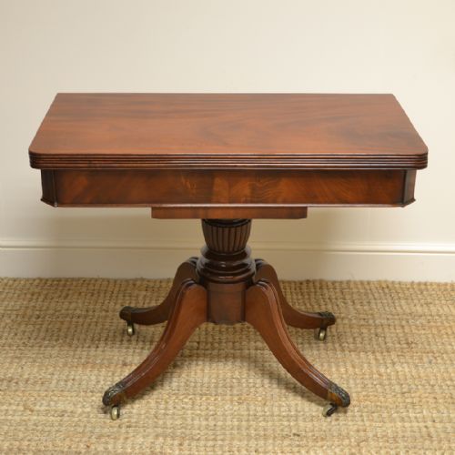 Regency Mahogany Antique Tea Table