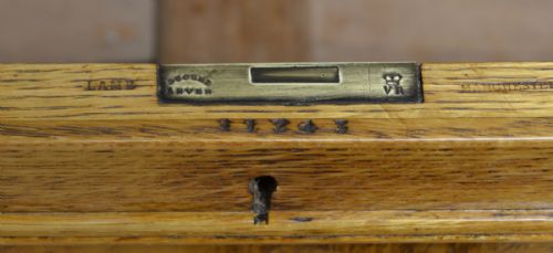 fig 2. Sensational Burr Pollard Oak Victorian Antique Chest of Drawers by Lambs of Manchester