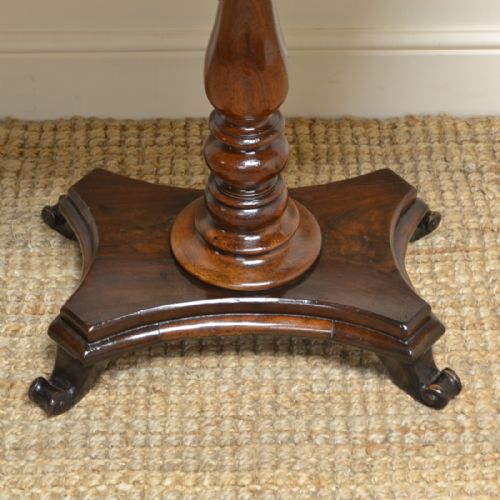 fig 2. Victorian Mahogany Antique Occasional Side Table.