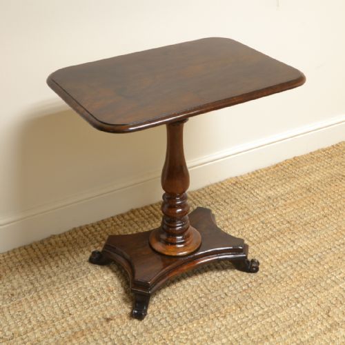 fig 3. Victorian Mahogany Antique Occasional Side Table.
