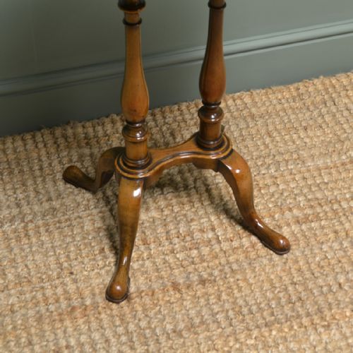 fig 3. Small Edwardian Figured Walnut Antique Occasional Table