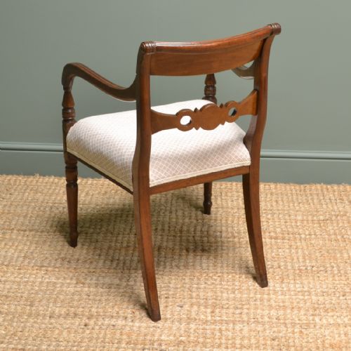fig 1. Regency Mahogany Antique Carver Arm Chair