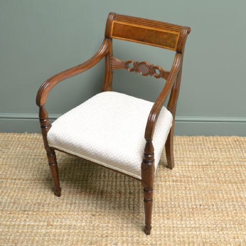 fig 2. Regency Mahogany Antique Carver Arm Chair