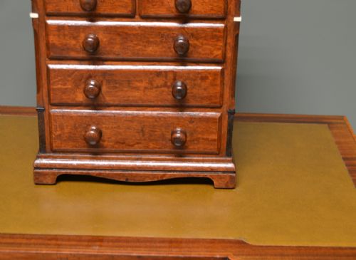 fig 2. Country House Victorian Oak Antique Miniature Chest