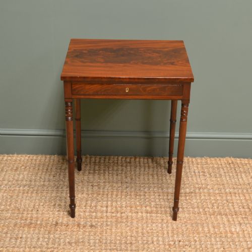 Fine Quality Regency Mahogany Small Antique Side Table