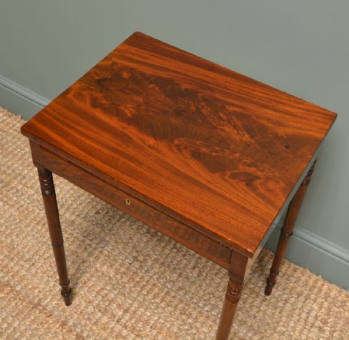 fig 1. Fine Quality Regency Mahogany Small Antique Side Table