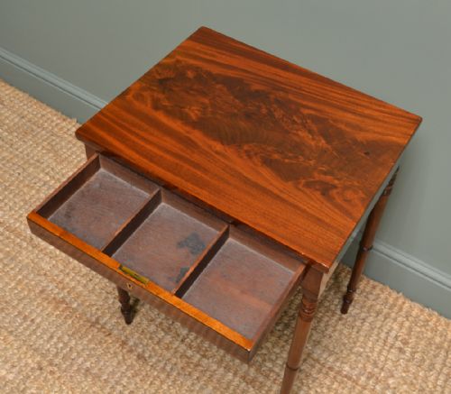fig 2. Fine Quality Regency Mahogany Small Antique Side Table