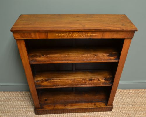 fig 2. Victorian Country House Walnut Antique Open Bookcase