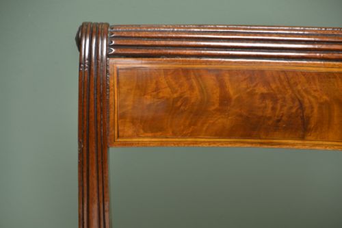 fig 3. Stunning Set of Six Regency Inlaid Mahogany Antique Dining Chairs