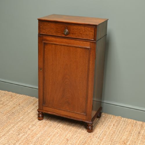 fig 1. Slim Regency Mahogany Antique Cupboard